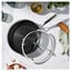 12.00 inch, Stainless Steel, Ceramic Hybrid Frying Pan With Lid,,large preview