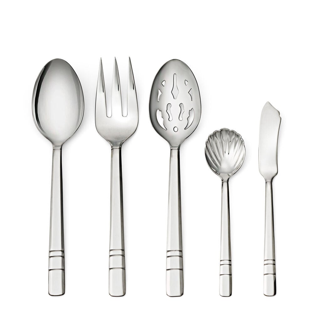 65 Piece Flatware Set polished,,large