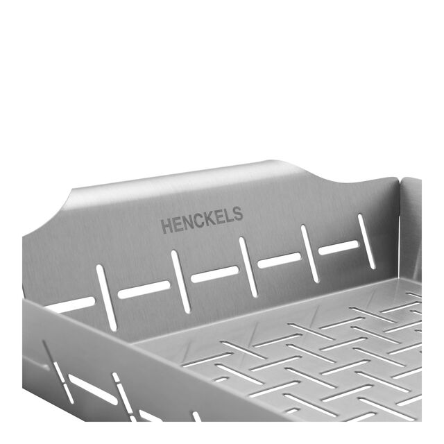 2-pc, Stainless Steel, Grill Topper And Basket Set,,large