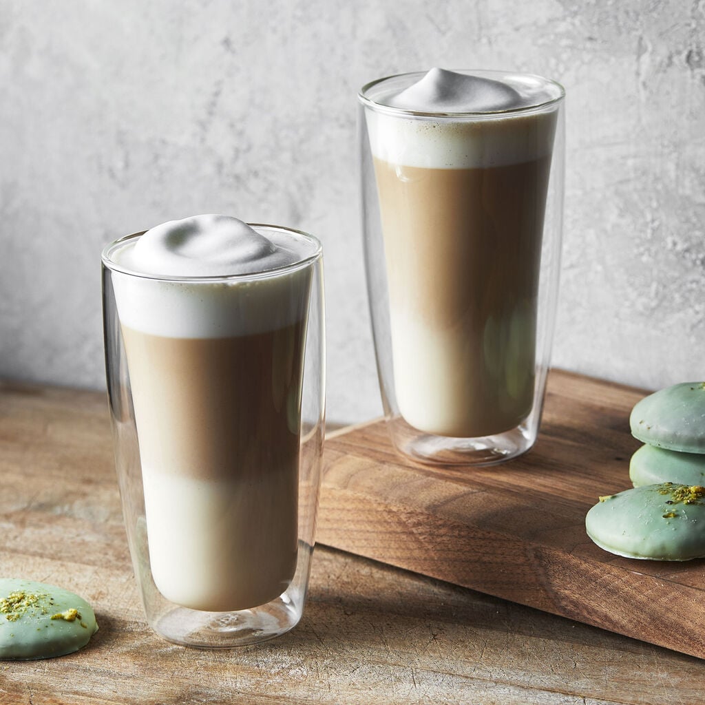 2 Piece, Latte glass set,,large