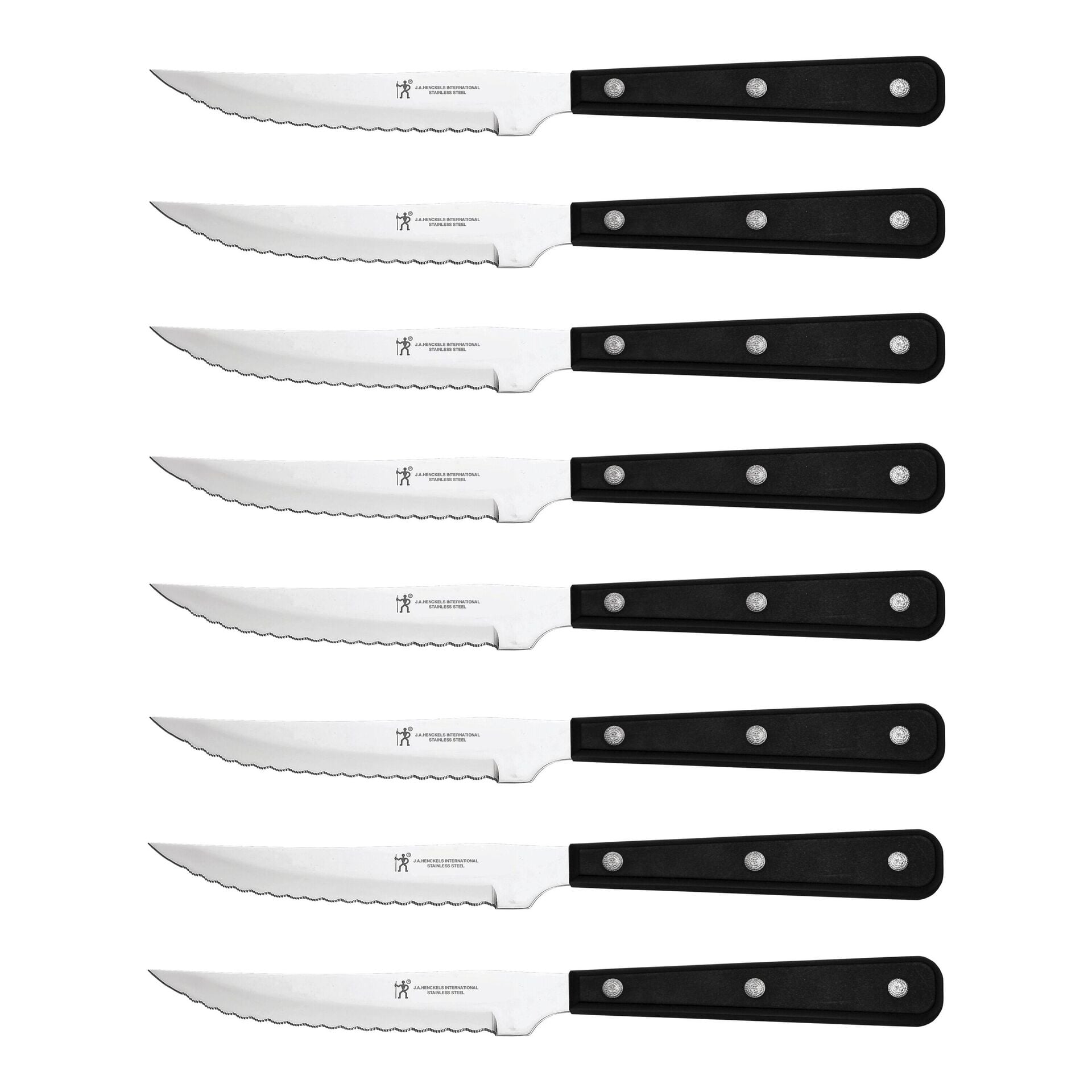 8 Piece, Steak set, black,,large