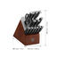 14 Piece, SELF SHARPENING BLOCK SET, brown,,large preview