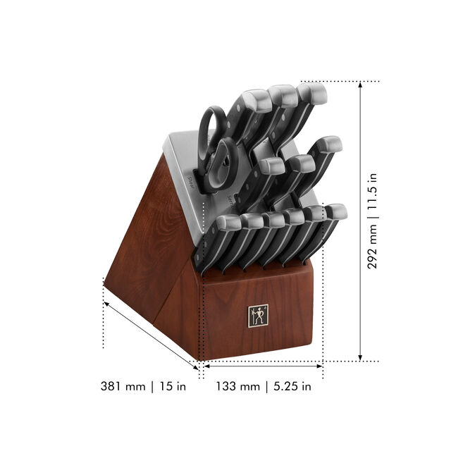 14-pc, Self-Sharpening Knife Block Set,,large