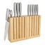 11-pc, Stainless Steel Knife Block Set with Adjustable Storage,,large preview
