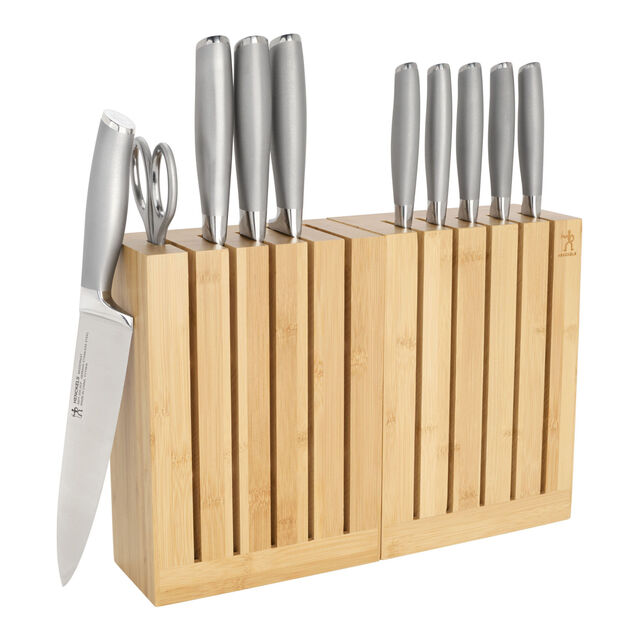 11-pc, Stainless Steel Knife Block Set with Adjustable Storage,,large