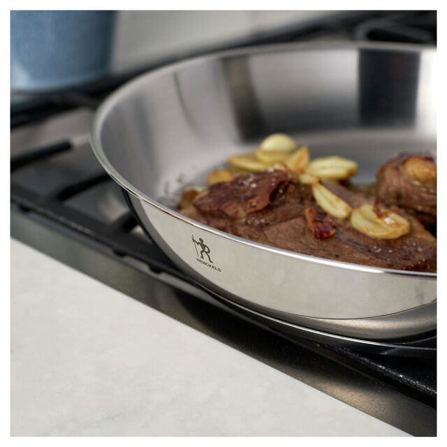 12.00 inch, Stainless Steel, Frying Pan,,large