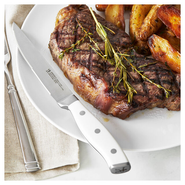 4 Piece, Steak set, white,,large