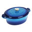 4.4 l cast iron oval French oven, red,,large preview
