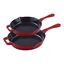 2 Piece cast iron Fry pan set,,large preview