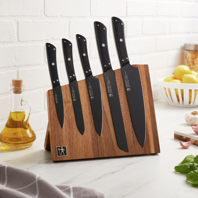 6-pc, Knife Set w/Magnetic Easel,,large