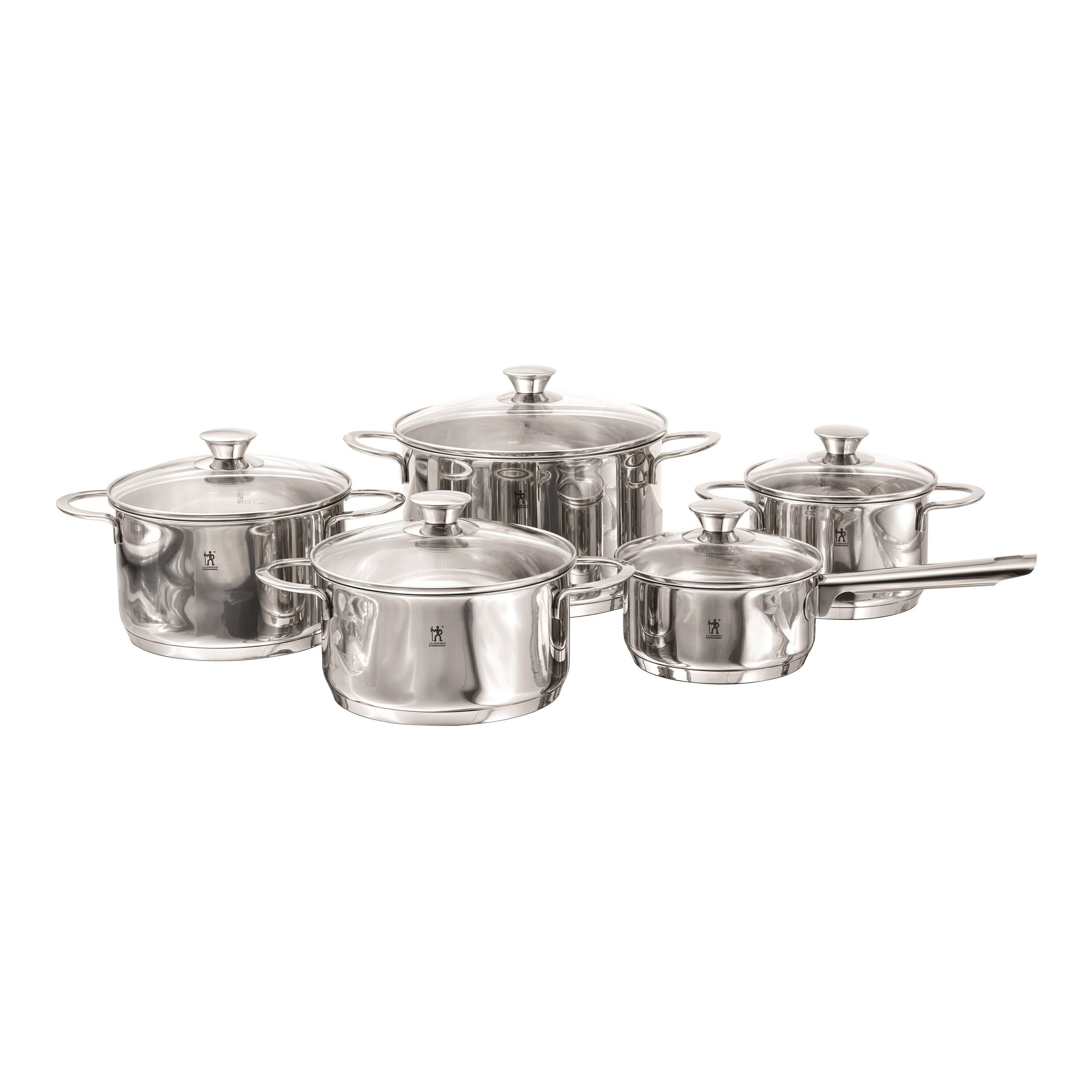 Buy Biarritz 10-pc, 18/10 Stainless Steel, Cookware Set | Henckels US