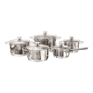 10-pc, 18/10 Stainless Steel, Cookware Set