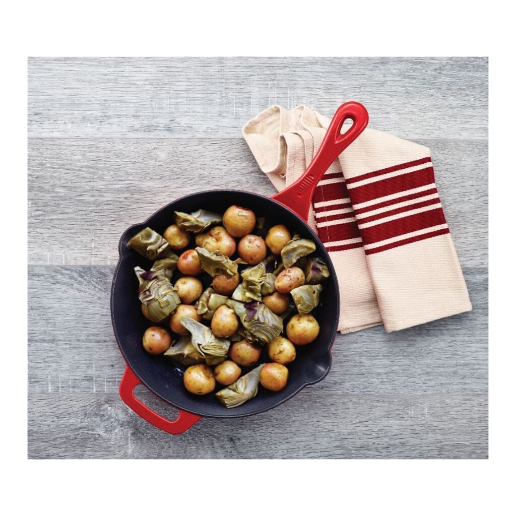 2 Piece cast iron Fry pan set,,large