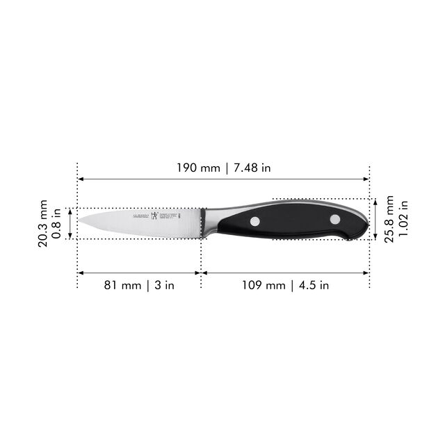 3.00 inch, Paring knife,,large