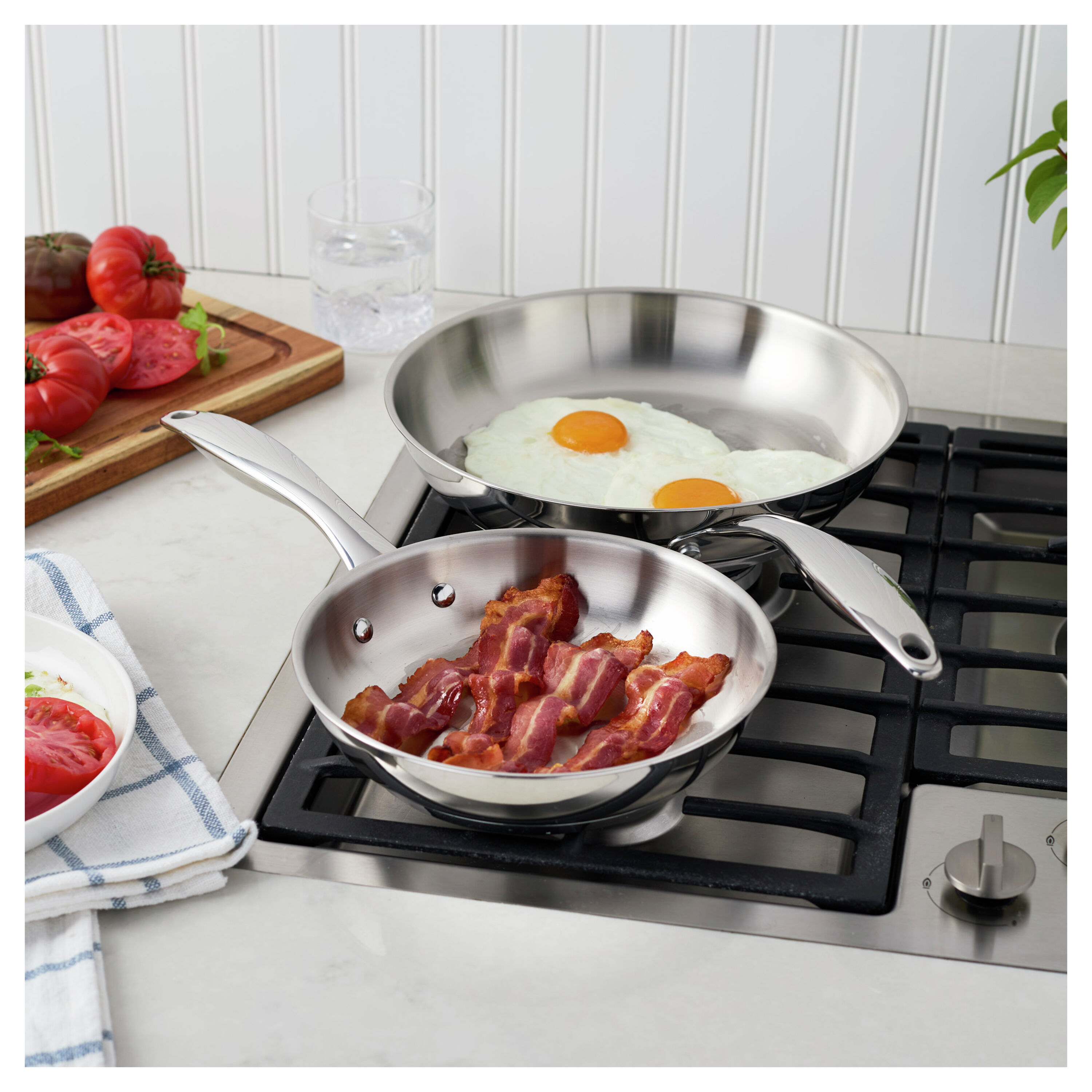 Buy Aragon 2-pc, Stainless Steel, Frying Pan Set | Henckels US