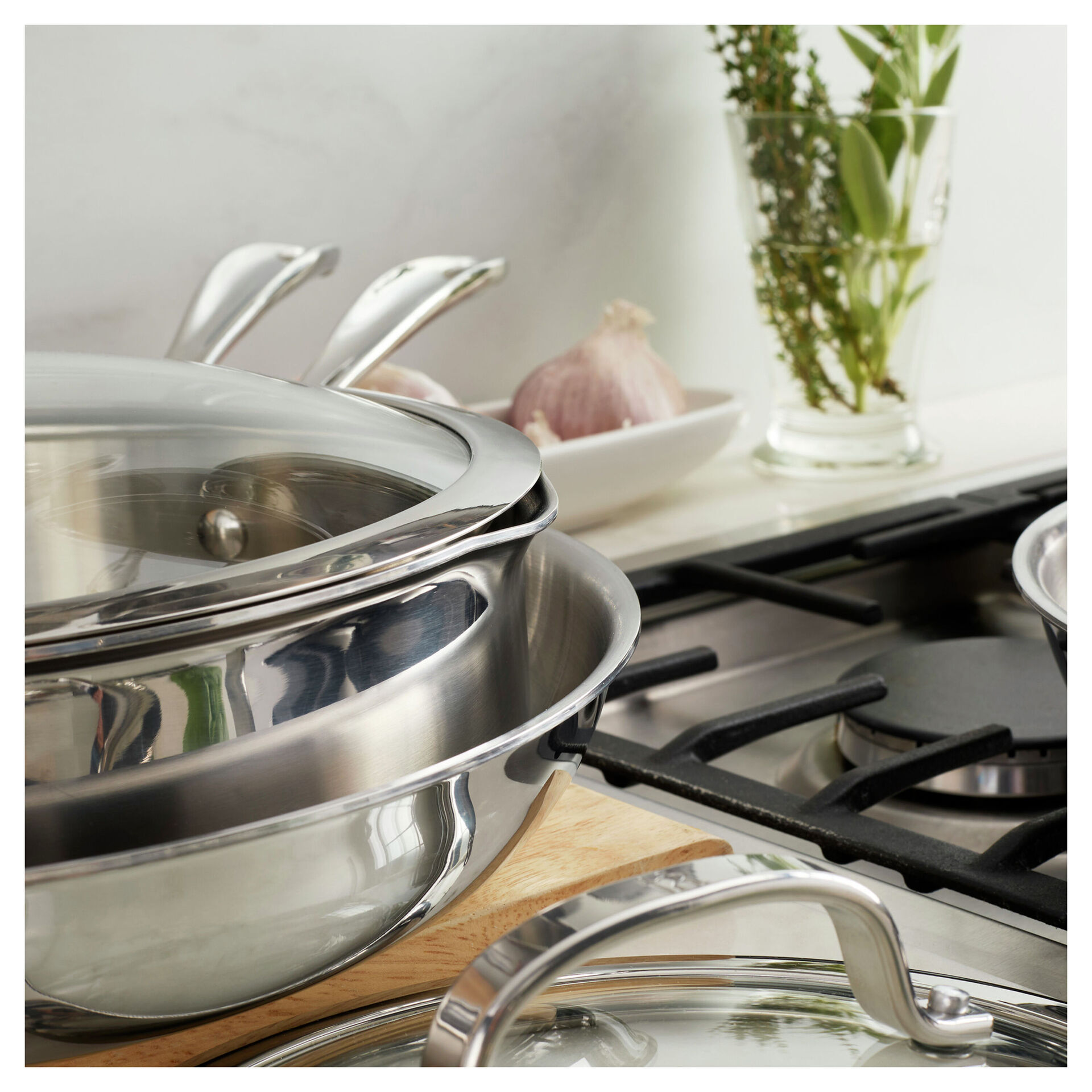 11-pc, Stainless Steel, Cookware Set,,large