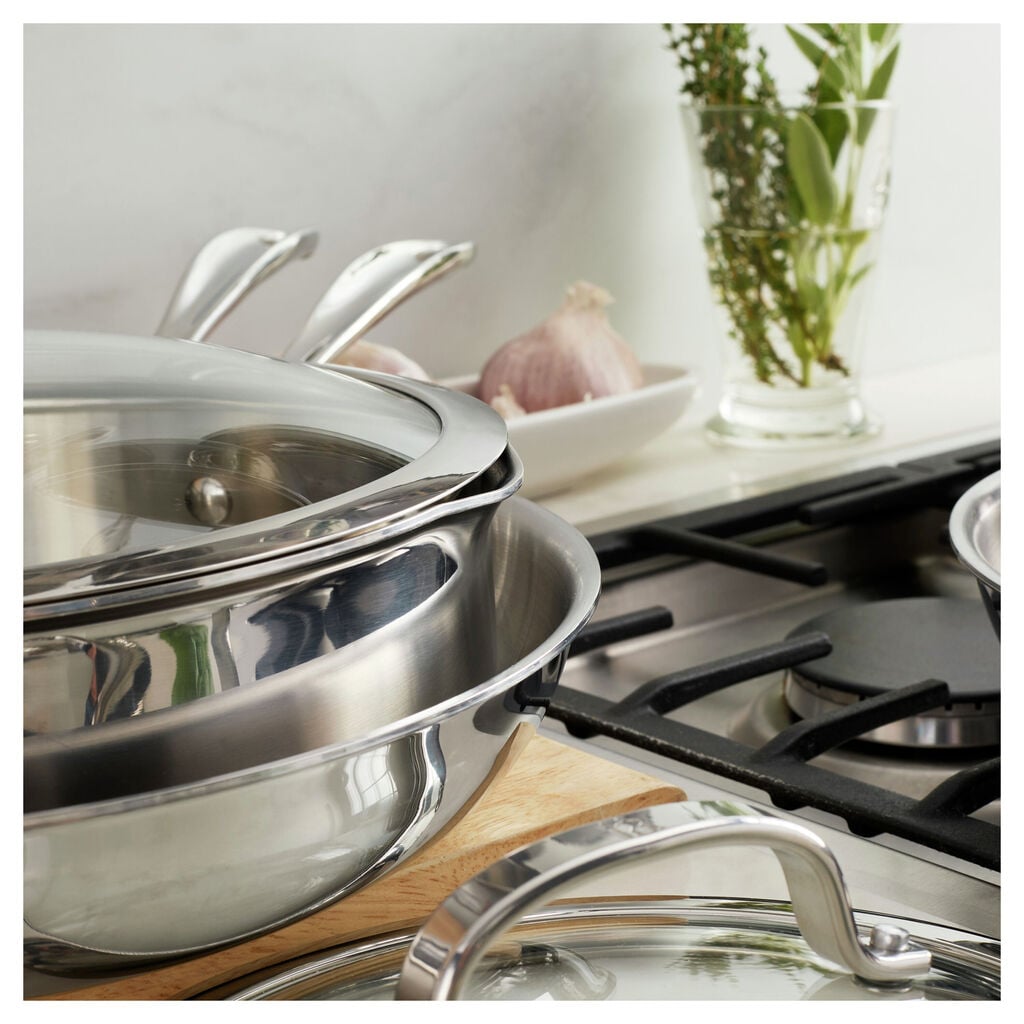 11-pc, Stainless Steel, Cookware Set,,large