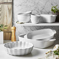 8 Piece Bakeware set, white,,large