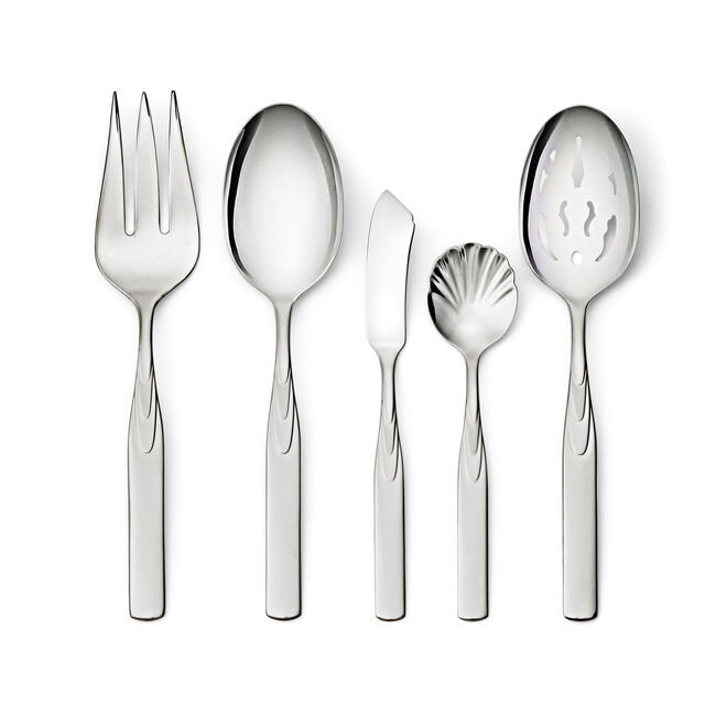 45 Piece Flatware Set polished,,large