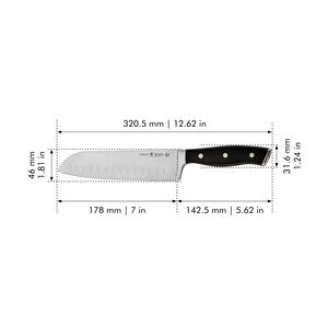 7-inch, Santoku, black