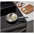 8.00 inch, Stainless Steel, Frying Pan,,large