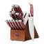 14 Piece, Knife block set, white,,large preview