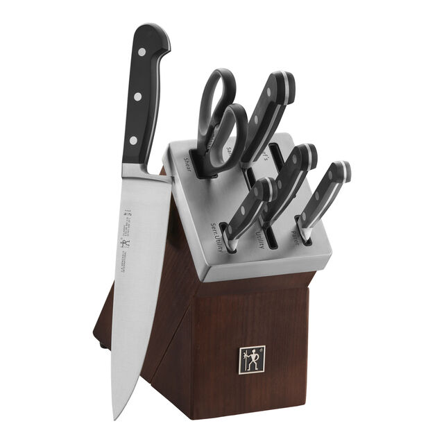 7-pc, Self-Sharpening Knife Block Set,,large