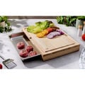 Cutting board 60 cm x 40 cm 18/10 Stainless Steel,,large