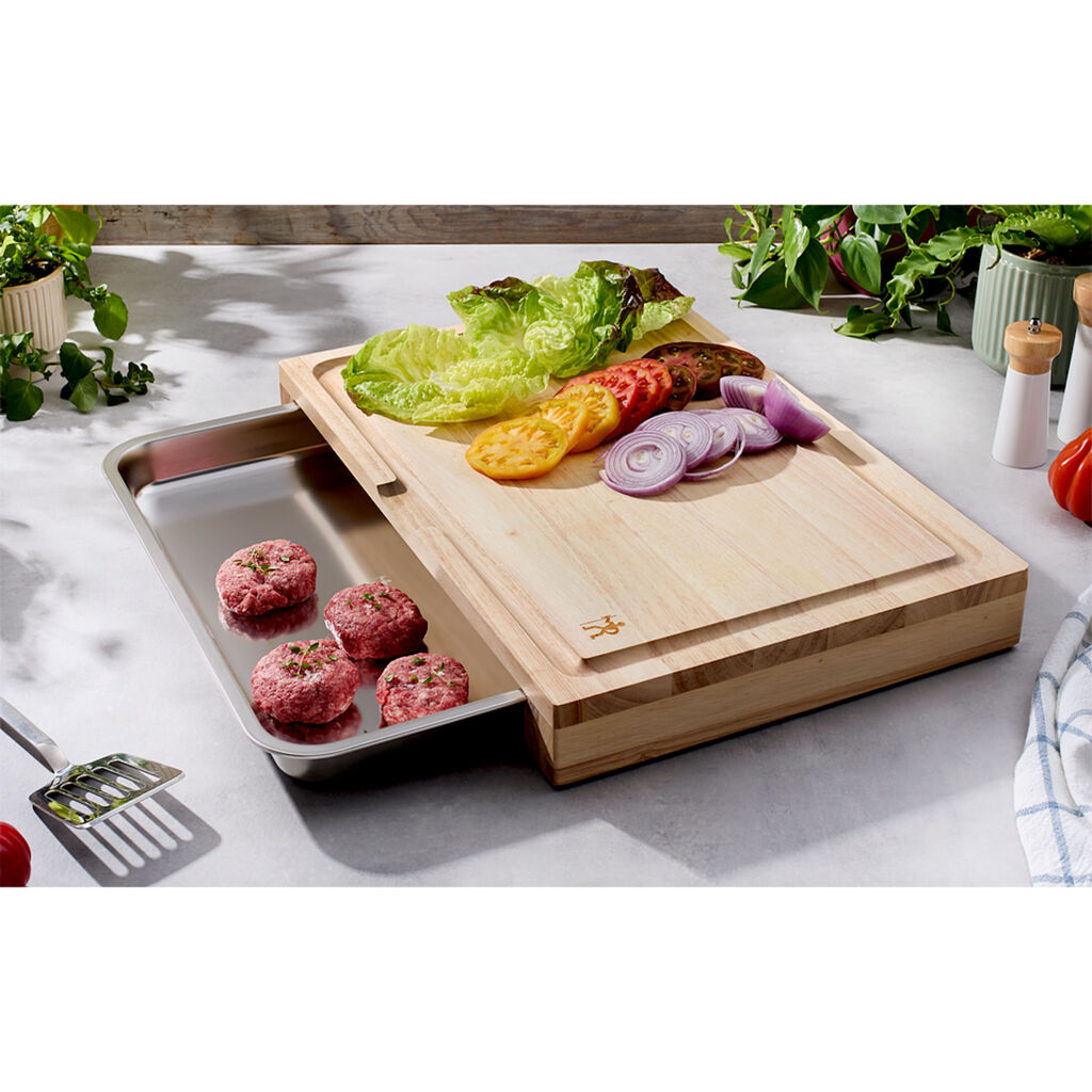 Cutting board 60 cm x 40 cm 18/10 Stainless Steel,,large