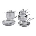 12 Piece stainless steel Cookware set,,large