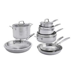 12 Piece stainless steel Cookware set