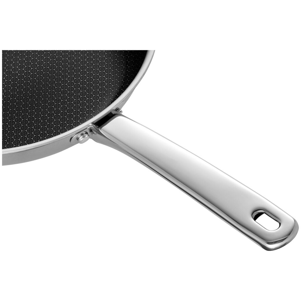 Bratpfanne 24 cm, Edelstahl, Silber,,large