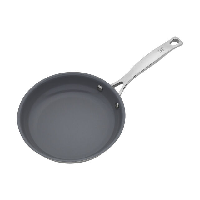 8.00 inch, Stainless Steel, Ceramic Nonstick Frying Pan,,large