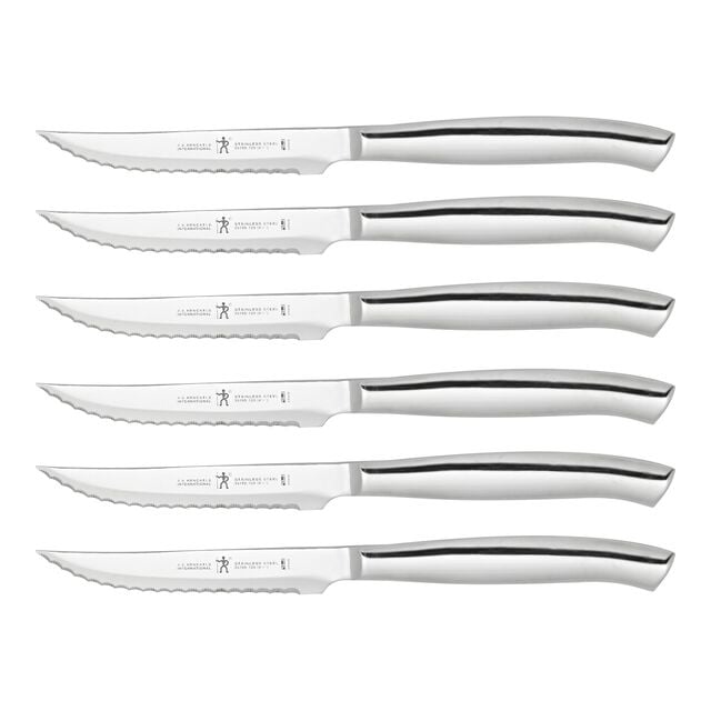 6 Piece, Steak set, silver