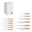 13-pc, Knife Block Set w/Vertical Magnetic Holder,,large preview