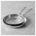 2-pc, Stainless Steel, Frying Pan Set,,large