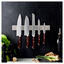 6-pc, Wood Handled Knife Set with Magnetic Wall Mount,,large preview