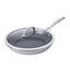 12.00 inch, Stainless Steel, Ceramic Hybrid Frying Pan With Lid,,large preview