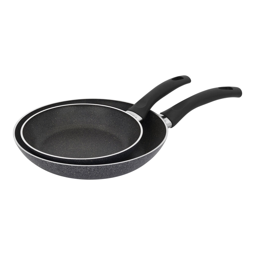 2 Piece aluminum Fry Pan Set - Granite,,large