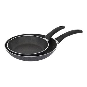 2 Piece aluminum Fry Pan Set - Granite