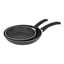 2 Piece aluminum Fry Pan Set - Black,,large preview