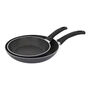 2 Piece aluminum Fry Pan Set - Black,,large