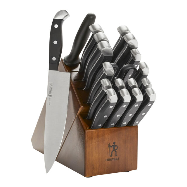 20 Piece, Knife block set, Walnut,,large