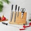 6-pc, Damascus Steel Knife Set w/Magnetic Easel,,large preview