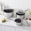 6-pc, Stainless Steel, Ceramic Hybrid Nonstick Pot Set With Lids preview