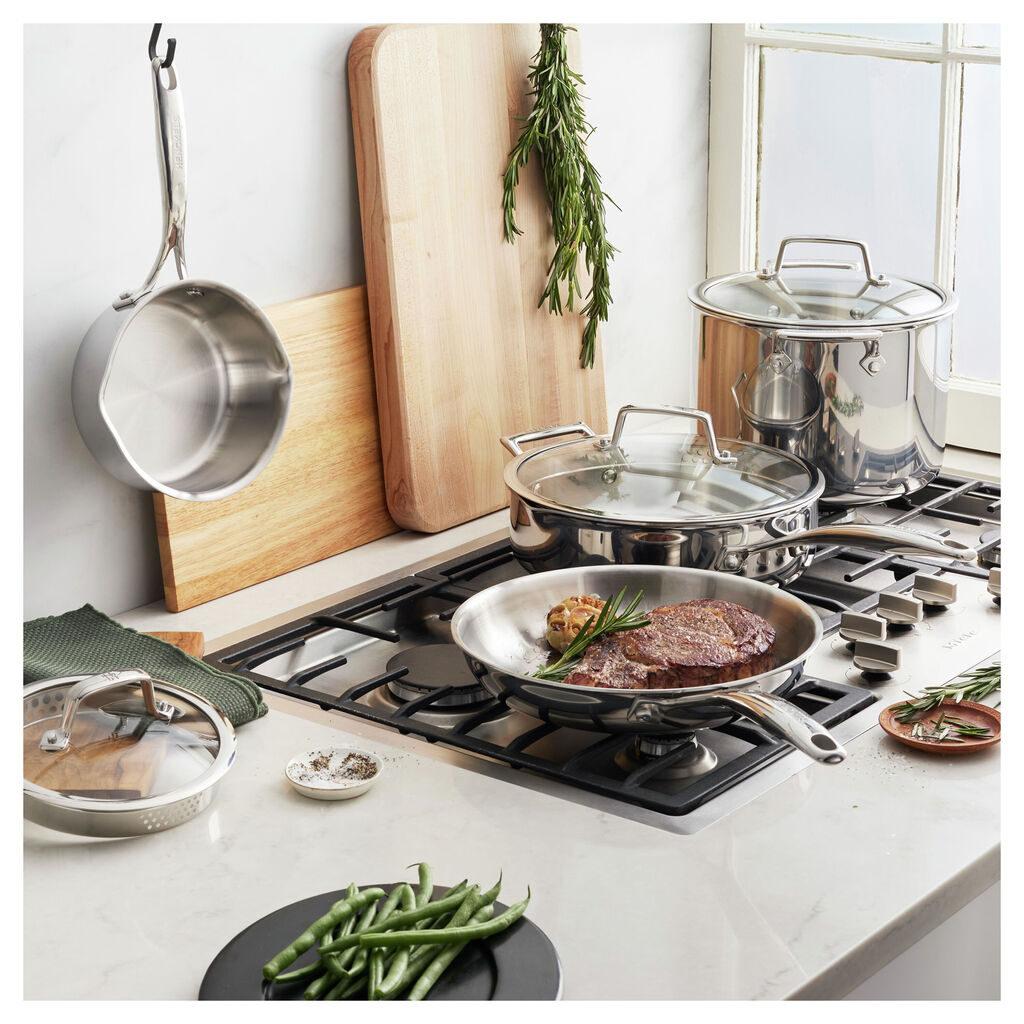 7-pc, Stainless Steel, Cookware Set,,large