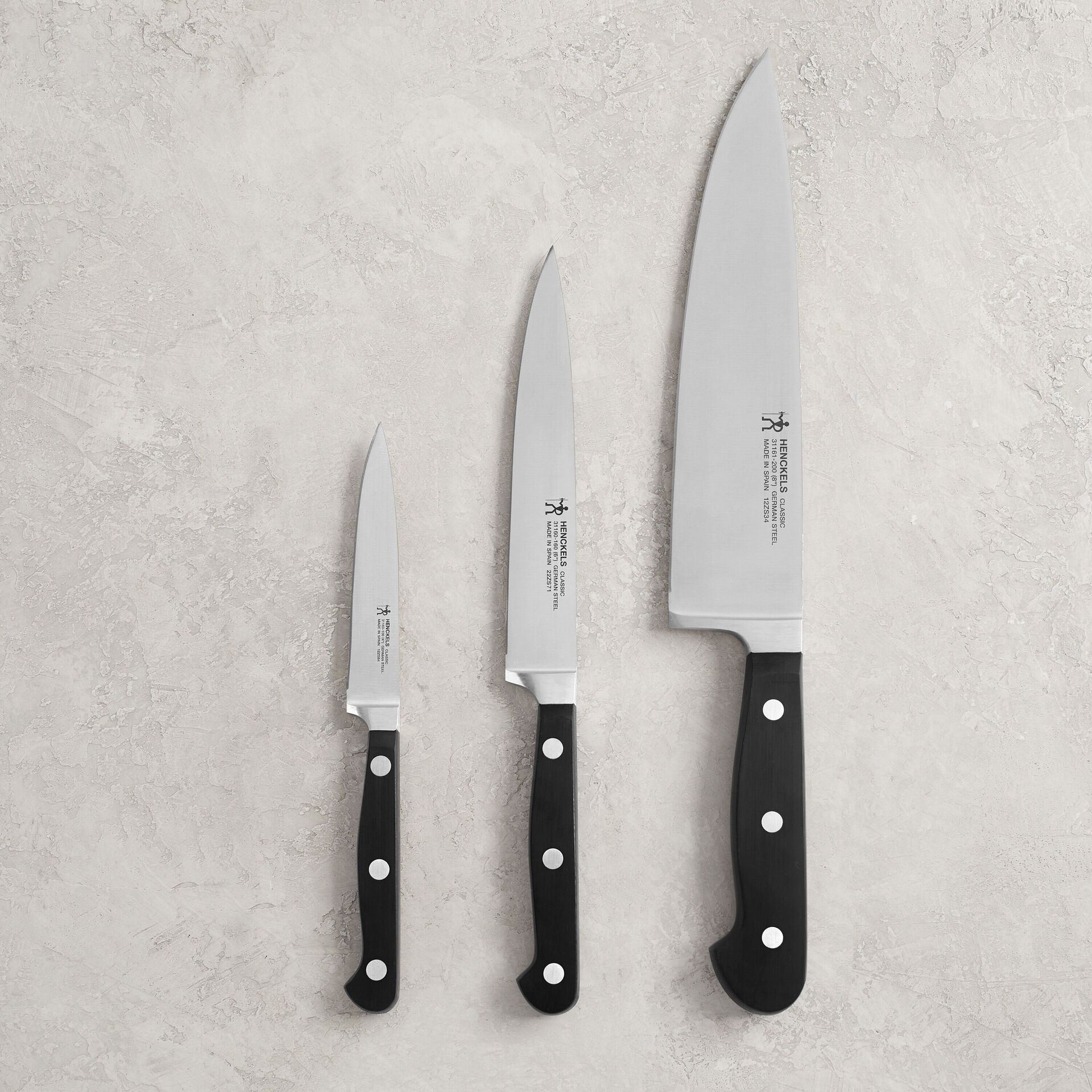 3 Piece, Knife set,,large