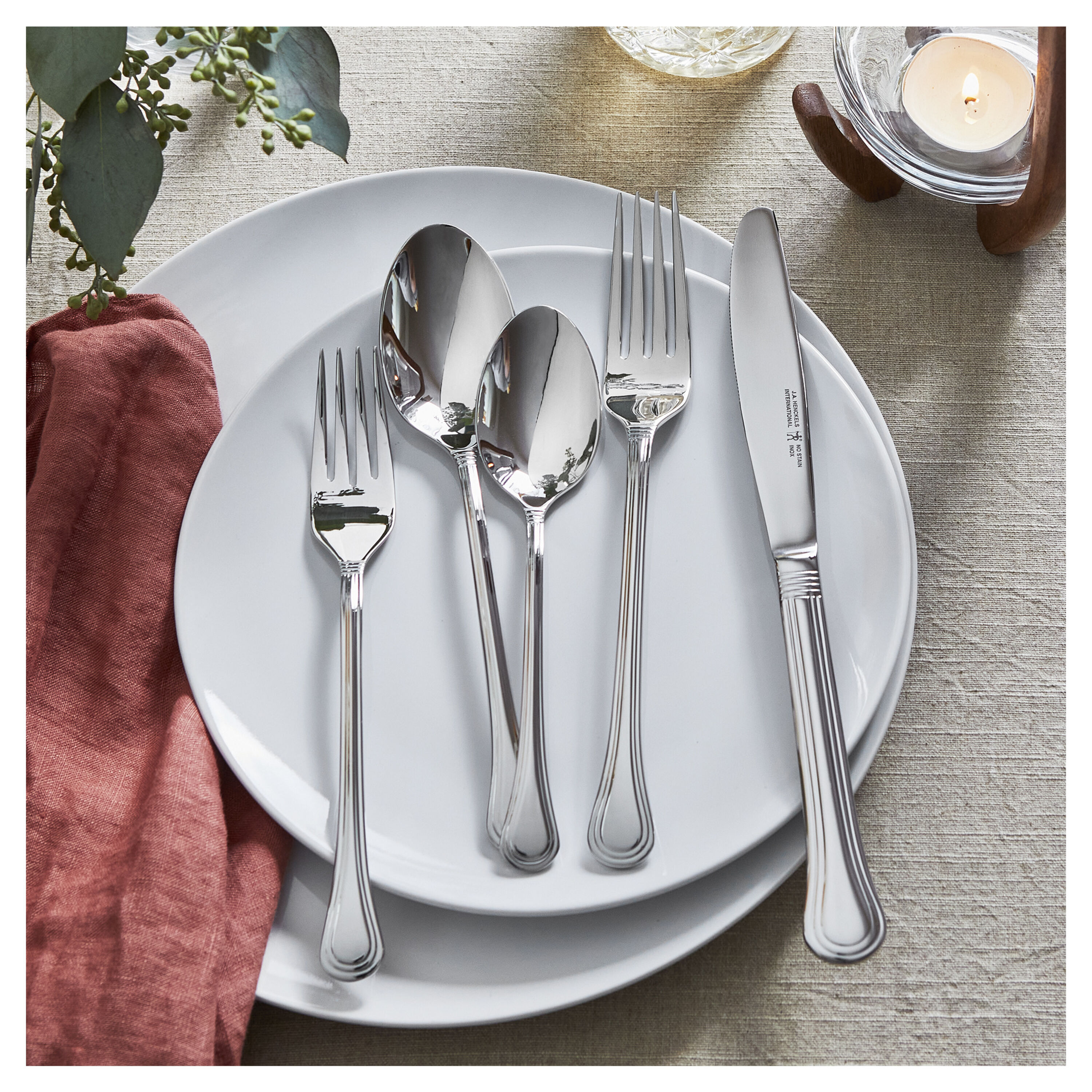 Astley 65-pc, 18/10 Stainless Steel, Flatware Set | Henckels US