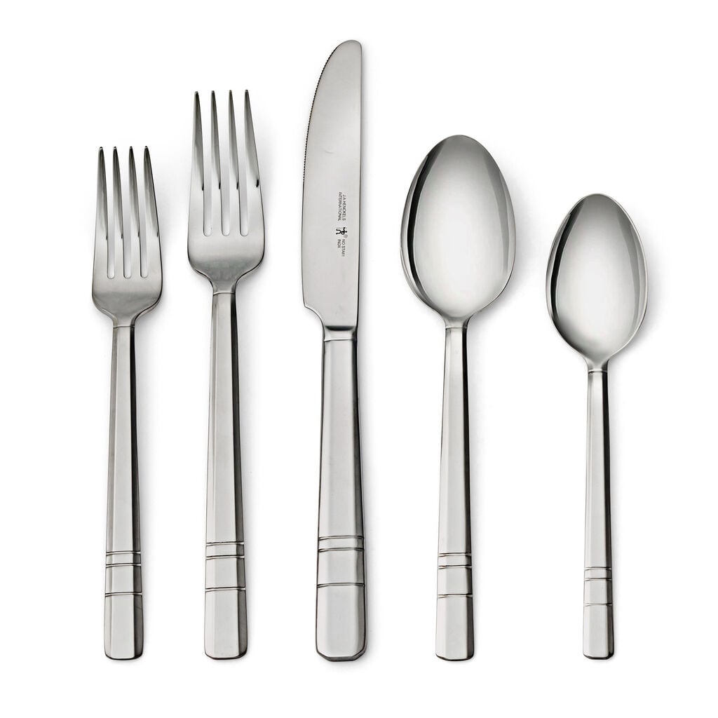 65 Piece Flatware Set polished,,large