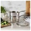 2,4 l stainless steel round Sauce pan with steamer, silver,,large preview